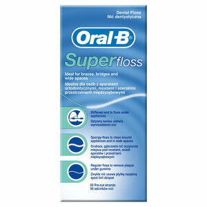 Oral-b - Oralb superfloss filo interdentale 50 fili