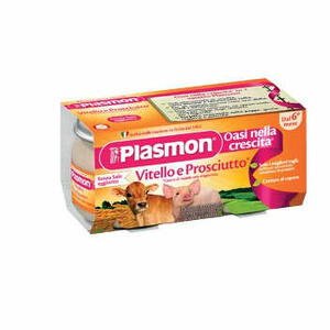 Plasmon - Plasmon omogeneizzato vitello - prosciutto 4 x 80 g