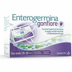 Enterogermina - Enterogermina gonfiore 20 bustine bipartite