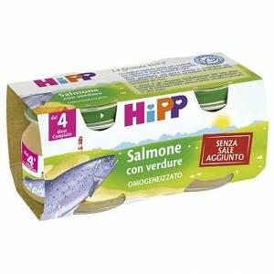 Hipp - Hipp omogeneizzato salmone con verdure 2x80 g