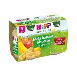Hipp - Hipp bio omogeneizzato mela banana biscotto 2x125 g
