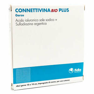 Connettivina - Connettivinabio plus garza 10 x 10 cm 10 pezzi