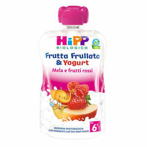 Hipp - Hipp bio frutta frullata yogurt mela frutti rossi 90 g