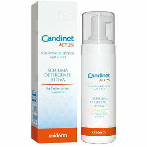 Candinet - Candinet act 2% schiuma detergente attiva 150 ml