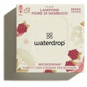 WATERDROP - Microdrink Lampone e Fiori di Sambuco 12 Cubetti