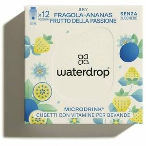 WATERDROP - Microdrink Sky Gusto Fragola.e Frutto della Passione 12 Cubetti