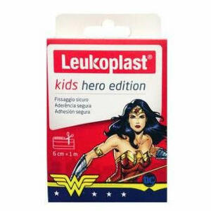 Leukoplast - Striscia ritagliabile leukoplast kids hero edition 1x6 cm 1 pezzo