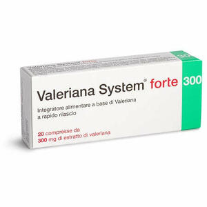 Valeriana system - Valeriana system forte 20 compresse