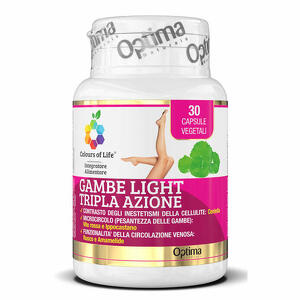 Colours of life - Colours of life gambe light tripla azione 30 capsule vegetali 850 mg