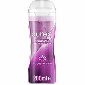 Aloe veralenitivo - Durex massage 2 in 1 gel massaggio corpo e lubrificante aloe vera 200 ml