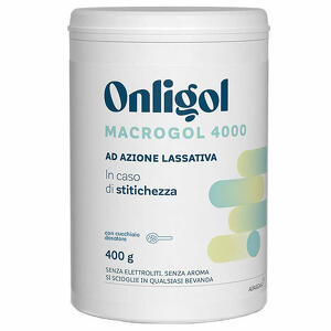 Onligol - Onligol macrogol 4000 400 g senza zucchero
