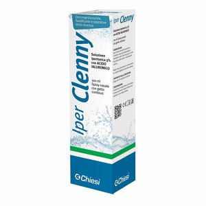 Clenny - Iper clenny spray nasale erogazione continua soluzione ipertonica con acido ialuronico 100ml