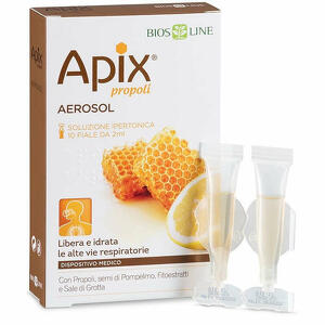 Apix propoli aerosol - Apix propoli aerosol 10 fiale monodose x 2 ml biosline