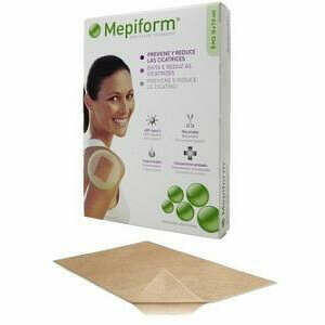 Mepiform - Medicazione mepiform atraumatica per cicatrici e cheloidi non sterile 5x7,5cm 5 pezzi