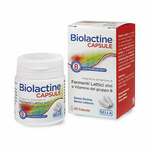 Biolactine - Biolactine fermenti + vitamine 20 capsule