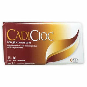 Cadiciocc - Cadicioc tavoletta fondente con glucomannano 100 g