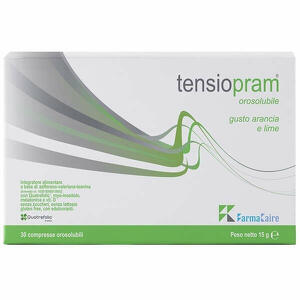 Tensiopram - Tensiopram orosolubile 30 compresse masticabili gusto arancia e lime