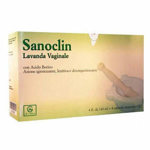 Sanoclin - Sanoclin lavanda vaginale 4 flaconi 140 ml