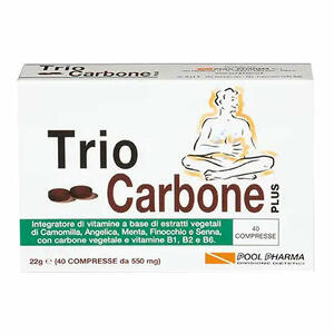 Trio Carbone - Triocarbone plus 40 compresse