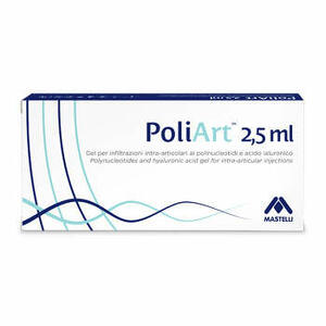 Mastelli - Siringa intra-articolare poliart 20mg/ml acido ialuronico 2,5 ml