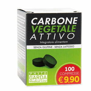 Phyto garda - Carbone vegetale attivo 100 compresse