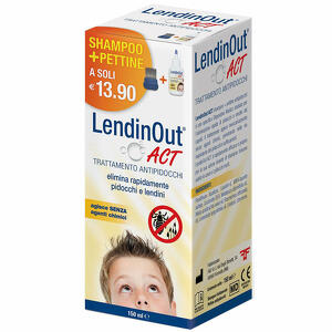 Lendinout - Lendinout act antipidocchi 150 ml