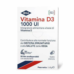 Ibsa - Vitamina d3 ibsa 1000ui 30 film orodispersibili