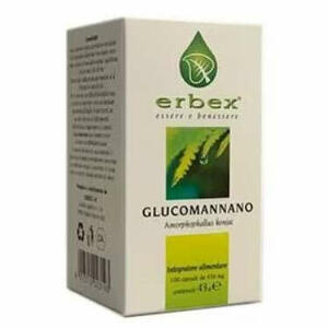 Erbex - Glucomannano 100 capsule 430mg