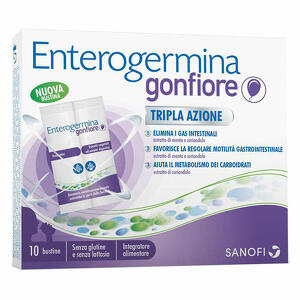 Enterogermina - Enterogermina gonfiore 10 bustine bipartite