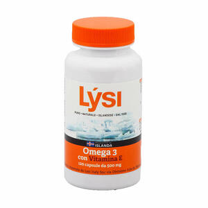 Omega 3  con vitamina e - Lysi omega 3 vitamina e 120 capsule