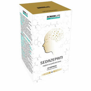 Screen pharma - Sedazepam 60 capsule integratore per aiutare nel sonno aiuta a dormire