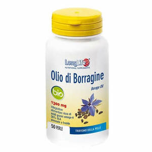 Long life - Longlife olio borragine bio 50 perle