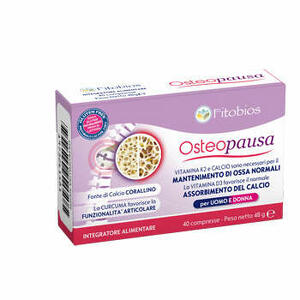 Fitobios osteopausa - Osteopausa 40 compresse