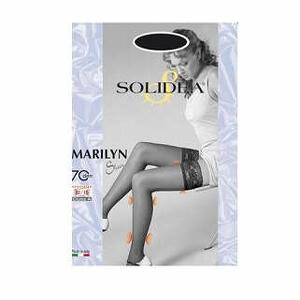 Solidea - Marilyn 70 sheer calza autoreggente nero 1