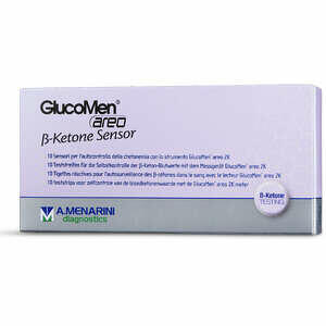 Glucomen - Strisce misurazione chetonemia  areo b-ketone sensor 10 pezzi