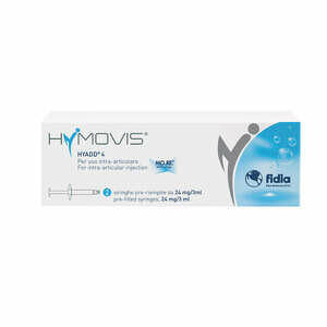 Hymovis - Siringa intra-articolare  acido ialuronico 24 mg 3 ml 2 pezzi