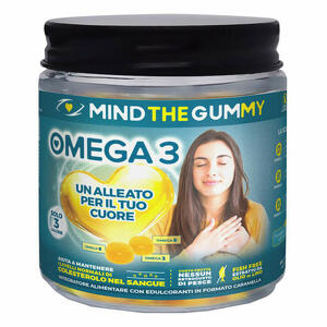 Mind the gummy - Omega3 60 pastiglie gommose gusto mix di frutta senza zucchero