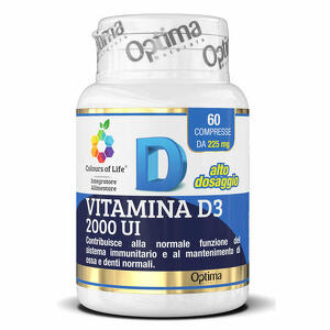 Colours of life - Colours of life vitamina d3 2000 ui 60 compresse