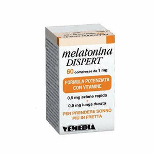 Melatonina dispert - 1mg di melatonina 60 compresse