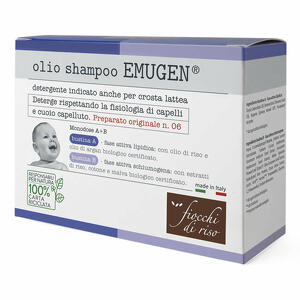 Artsana - Fiocchi di riso emugen olio shampoo ultradelicato 10 bustine da 1,5 ml + 10 bustine da 3 ml