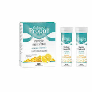 Golasept - Propoli 24 compresse masticabili miele limone