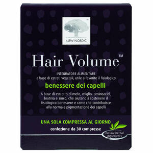 New nordic - Hair volume integratore alimentare blister 30 compresse