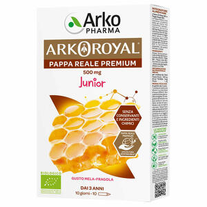 Arkofarm - Arkoroyal pappa reale biologica 500 mg 10 unica dose