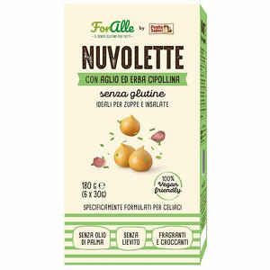 Foralle - Nuvolette aglio & erba cipollina 6 bustine da 30 g