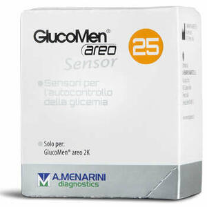 Glucomen - Strisce misurazione glicemia  areo sensor 25 pezzi
