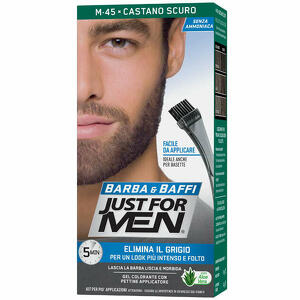Just for men - Barba & baffi m45 castano scuro 51 g