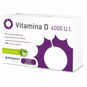 Metagenics - Vitamina d 4000ui 168 compresse masticabili