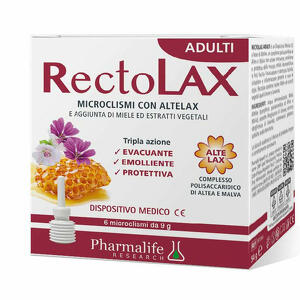 Pharmalife research - Rectolax adulti microclismi 6 pezzi da 9 g