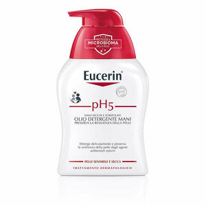 Olio detergente mani - Eucerin ph5  secche e screpolate 250 ml