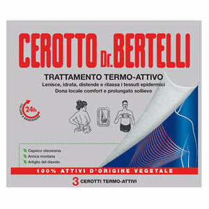 Dr bertelli - Cerotto termo-attivo 3 pezzi